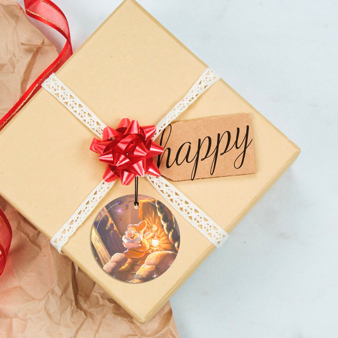 Disney (Snow White and the Seven Dwarfs – Doc) StarFire Prints™ Hanging Glass Print SPCIR561